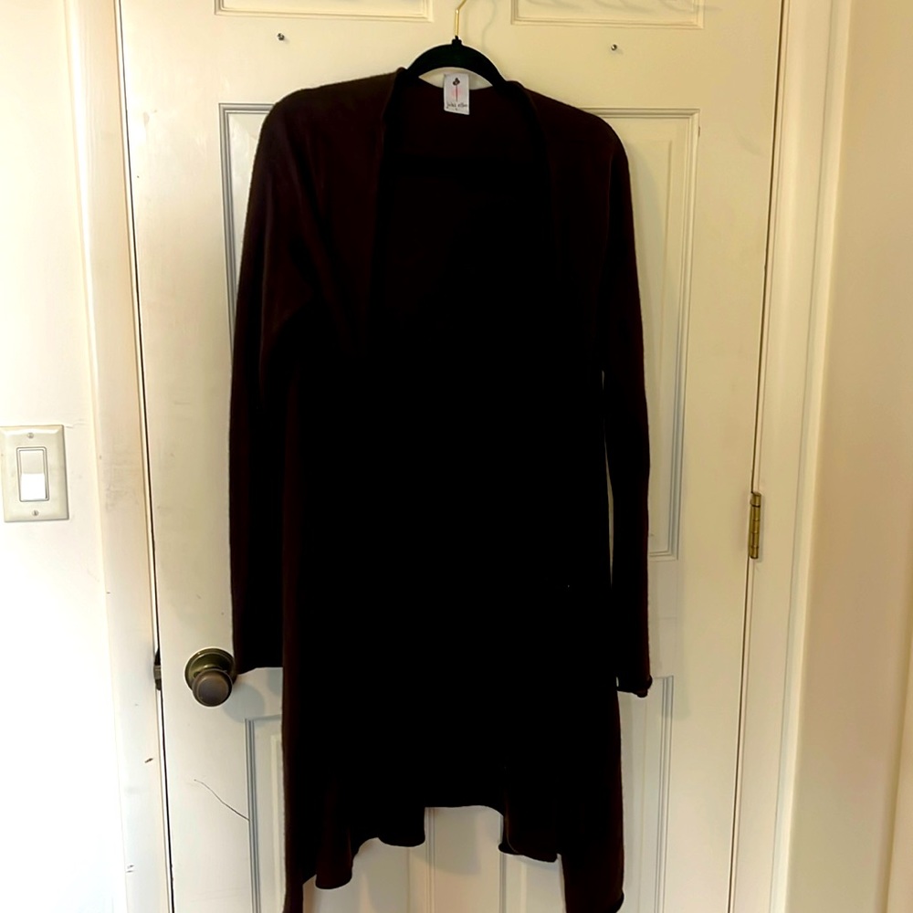 Cashmere duster brown 100% pure